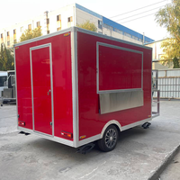 Voiture-restaurant mobile multifonctionnelle personnalisée pour stands de snacks, café du marché de nuit, centres commerciaux, bars, vente de thé au lait et citron