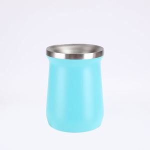 Mini tasse de voyage créative en acier inoxydable à motif marteau 8oz - Product Image 3