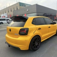 Hochwertiger Einlagiger Echtcarbon-Heckdachspoiler für Volkswagen VW Polo 6 (2011-2018)