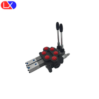Vanne hydraulique pneumatique double Lixin ZT20, 70L/min, haute précision, conçue pour les chariots élévateurs compacts