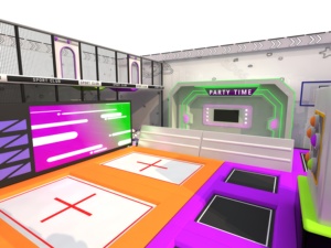 Nouvel Arrivage : Grand Centre Commercial de 1000 m² avec Aire de Jeux Intérieure pour Enfants, Mur d'<span class=keywords><strong>Escalade</strong></span>, Toboggan et Piscine à Balles - Product Image 3