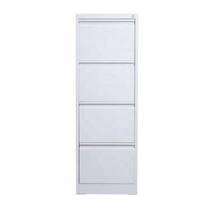 Tủ Hồ Sơ Cổ Ngỗng Kim Loại Màu Trắng Với <span class=keywords><strong>4</strong></span> Ngăn Kéo Khóa Chìa Khóa Kim Loại Đồ Nội Thất Văn Phòng Tủ Nhỏ Hiện Đại Tủ Khóa Học - Product Image 3