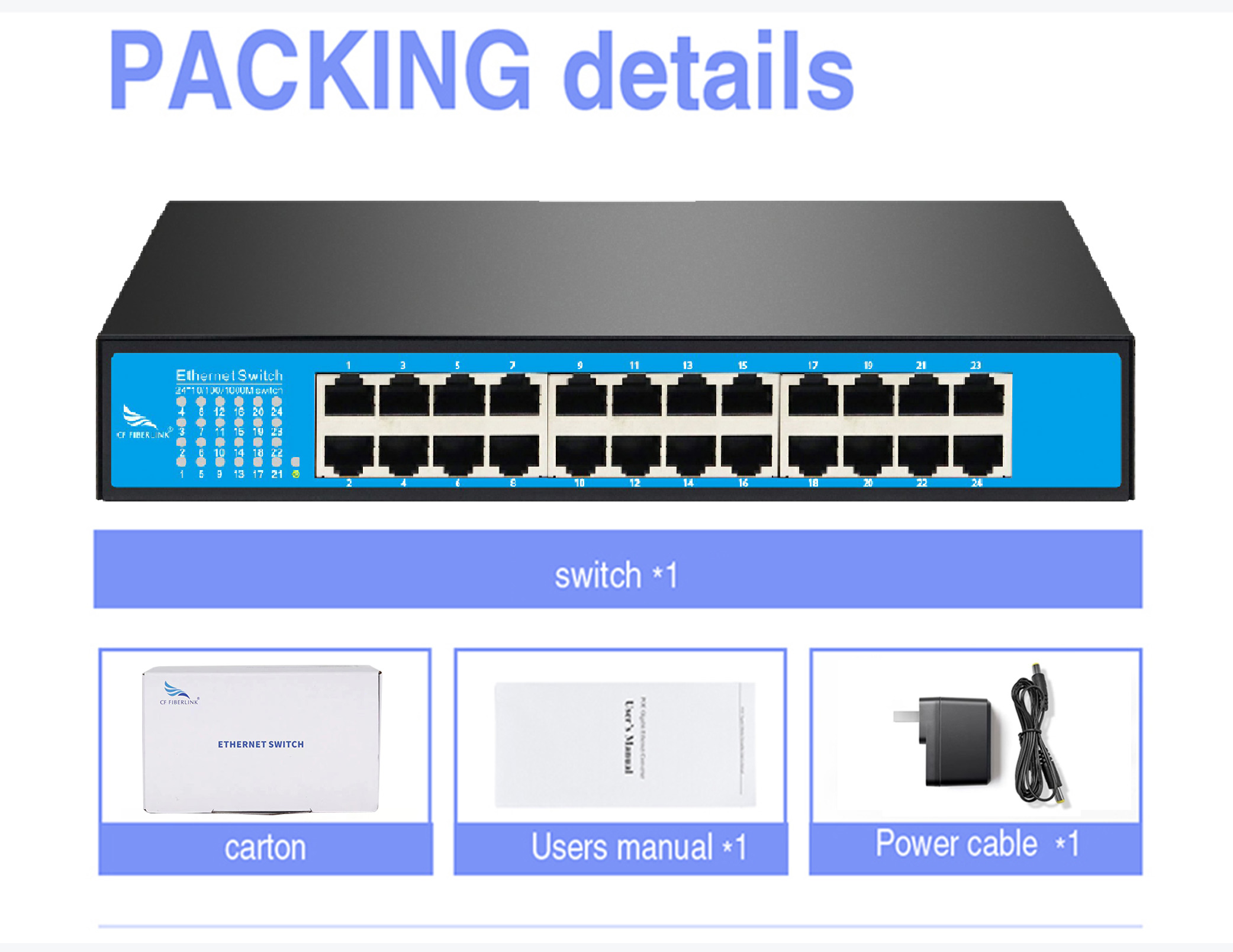 24 port gigabit switch