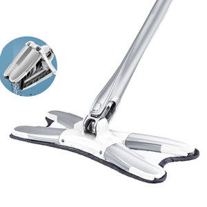 360 utensili domestici auto-strizzatura <span class=keywords><strong>X</strong></span>-tipo di mocio piatto pieghevole in acciaio con testa in ciniglia a mani libere <span class=keywords><strong>X</strong></span> forma di mocio magico - Product Image 1
