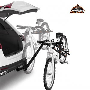 Support de vélos pliable pour attelage de 2 pouces, capacité 140 LBS, pour SUV, camion, camping-car - Vente en gros usine - Product Image 1