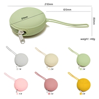 TONGTU Porte-sucette en silicone anti-poussière portable personnalisé pour bébé Boîte à clip en chaîne Housse de sucette pour bébé Porte-sucette