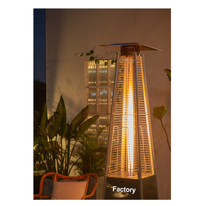 Outdoor Garden Natural Freestanding Infrared <strong>Glass</strong> <strong>Tube</strong> <strong>Flame</strong> burner Pellet Keyo Spiral Grill Economic Pyramid Gas <strong>Patio</strong> <strong>Heater</strong> - Product Image 5