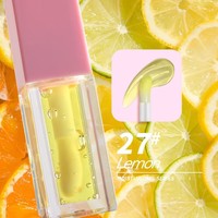 Aceite Labial Cosmético Mágico que Cambia de Color Brillo Labial Aceitoso Colorido Frutal para Niños Brillo Labial Vegano de Lujo OEM