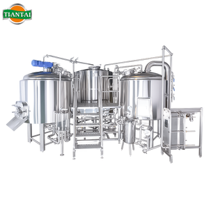 Brasserie <span class=keywords><strong>Braumeister</strong></span> à haute productivité de 1000 litres, équipée d'une pompe contrôlée par un PLC en acier inoxydable, chauffée à la vapeur, combinée à 3 cuves - Product Image 2