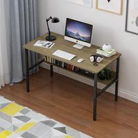 Bureau d'ordinateur en bois ergonomique et durable au design épuré, idéal pour le bureau à domicile, la chambre des filles et les petites locations.