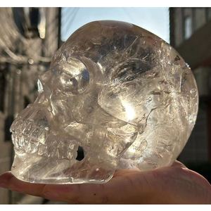 Venta al por mayor <span class=keywords><strong>de</strong></span> <span class=keywords><strong>cristal</strong></span> <span class=keywords><strong>de</strong></span> cuarzo transparente <span class=keywords><strong>de</strong></span> 15cm decoración interior en forma <span class=keywords><strong>de</strong></span> cabeza antropomórfica en todo <span class=keywords><strong>el</strong></span> mundo - Product Image 2