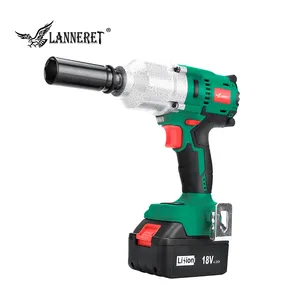 18V Brushless Cordless Impact Wrench Auto chiave di coppia di 300-600N.m