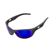 Gafas de Sol Deportivas Polarizadas con Montura Completa, Rojas/Azules/Negras/Blancas, Protección UV400 de PC, Ligeras, para Adultos, Hombres y Mujeres, para Correr y Ciclismo