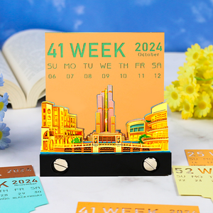 Gran oferta, de notas 3D Bloc, calendario personalizado, Bloc de notas, Torre de Dubái, mágico de Harry Castillo, casa del árbol, artículos de regalo de lujo para niñas y niños - Product Image 2
