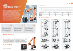 Cobot AUBO I16 pour le chargement et le déchargement avec une grande capacité de charge mais une petite taille en tant que <span class=keywords><strong>robot</strong></span> collaboratif - Product Image 6