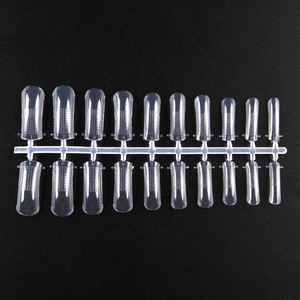 SunelPort Moldes de <span class=keywords><strong>Uñas</strong></span> Cuadrados de Cristal para Nail Art, 100 Unidades en Caja, Estilo Transparente Ultrafino, Extensión Completa de <span class=keywords><strong>Uñas</strong></span> - Product Image 2