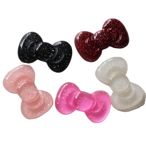 En vrac 100 Pièces Assorties Heureux Paillettes Cabochons Résine Flatback Bébé Couleur <span class=keywords><strong>Rose</strong></span> Fleur Bonbons Biberon Slime Charmes Cabochons - Product Image 3