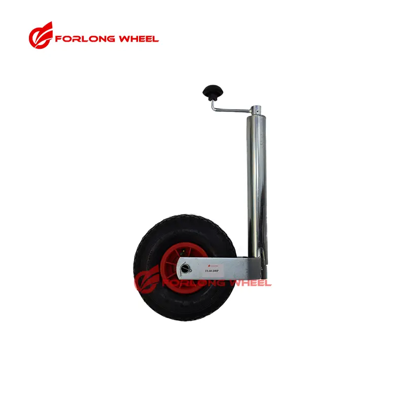 FORLONG Trailer Parts & Accessories FL60-200P 60mm/54mm 200kg Pneumatic tyre & Plastic rim 10" wheel jockey fifth wheel