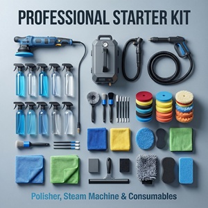 Paquete de Inicio para Autolavado Móvil POLAR BEAR PB-<span class=keywords><strong>PRO</strong></span>-Starter |   Equipo para Detallado de Autos, 110V/220V, 200L, 1.8kW + LiFePO4 + Vapor - Product Image 6
