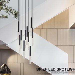 Nouveau Lustre LED Moderne en Cristal pour Salon avec Garantie de 5 Ans, Design Colonne Tendance pour Réception et Caisse - Product Image 6