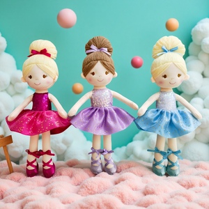 OEM/ODM su misura Mini moda peluche Ballerina <span class=keywords><strong>bambola</strong></span> farcito <span class=keywords><strong>principessa</strong></span> delle fate <span class=keywords><strong>bambola</strong></span> di balletto per le ragazze - Product Image 6