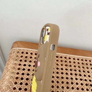 Oksilicone Ốp điện thoại silicon hoạt hình 3D dễ thương Ốp bảo vệ toàn thân cảm ứng mềm Ốp chống sốc - Product Image 3