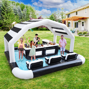 Op maat gemaakte PVC opblaasbare zwembadbars voor volwassenen, voor buitenfeesten en evenementen in de tuin - Product Image 3