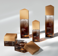 Bocaux en verre Springrain 30g/50g et flacons d'essence/lotion scellés avec couvercle 100ml/120ml – Emballage séparé pour crème visage