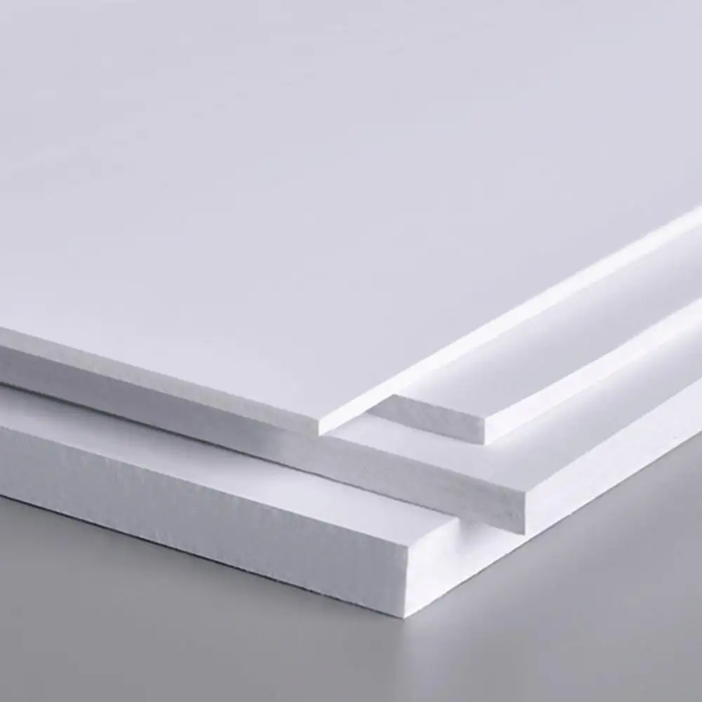 Venta al por mayor de tablero de espuma de lámina de PVC expandido 2 3 5 6 8 mm blanco 4x8 Pantalla de lámina de espuma libre de PVC