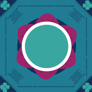 Nappe imprimée 6 couleurs pour <span class=keywords><strong>anniversaire</strong></span>, tapis de table de mahjong, tapis de jeu de cartes antidérapant et résistant à la saleté, tapis de jeu de divertissement ourlé - Product Image 5