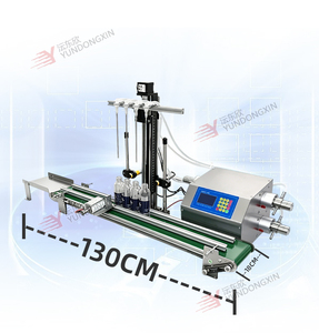 Machine de remplissage de liquides automatique à levage haute performance avec quatre postes de remplissage et pompe à entraînement magnétique pour <span class=keywords><strong>le</strong></span> remplissage d'eau pure - Product Image 3