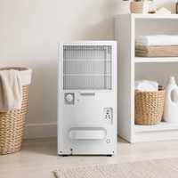 Déshumidificateur d'air 50L avec écran LED, technologie de compresseur pour grandes pièces, sous-sols domestiques, contrôle de l'humidité réglable, contrôlable par application