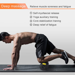 Rilassamento muscolare Yoga Pilates vibrazione Epp massaggiatore rullo di schiuma rulli di schiuma elettrici ricaricabili a 4 velocità per l'esercizio - Product Image 6