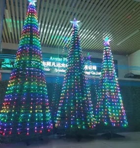 Рождественское украшение 2022, рождественская елка, праздничное освещение, полноцветное рождественское освещение, приложение с интеллектуальным управлением