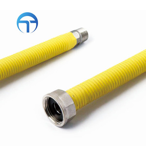 2 inch ống kim loại linh hoạt PVC lớp phủ thép không gỉ Ống linh hoạt ống khí Ống thép không gỉ - Product Image 6