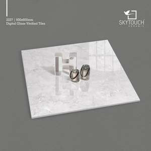 Azulejos de porcelana gris de diseño personalizado, azulejos de suelo brillantes para salpicaduras de cocina, precio bajo, opciones de plata blanca, hoteles, madera pulida - Product Image 5