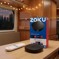 Boîtier TV portable ZOKU C5 RK3518 Quad-core Android 14.0, prend en charge la 4K, télécommande vocale BT, home cinéma, prix d'usine