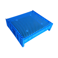 Bacs de rangement empilables de qualité alimentaire pour boulangerie, paniers en plastique ventilés en maille, capacité de 15 kg, 690x445x180mm