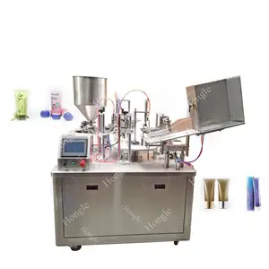 Brand New Test Toothpaste China Automatic Soft Fill And Seal Desktop Ultrasonic Cosmetic Cream Tube Filling Sealing Machine