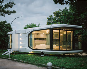 Cobertizo de almacenamiento de barra móvil de diseño moderno Casa pequeña con ruedas para hoteles Muebles Para <span class=keywords><strong>La</strong></span> Casa contenedor Casa cápsula espacial - Product Image 1