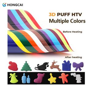 Vinilo Termotransferible Hongcai <span class=keywords><strong>Flock</strong></span> con Efecto 3D, Rollo de Vinilo Elástico HTV para Sudaderas con Capucha y Camisetas - Product Image 3