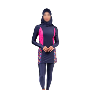 Ensemble Burkini Femme Haute Qualité 2 Pièces, Bas Taille Haute, Logo Imprimé sur le Devant, Respirant, Séchage Rapide, Maillot de Bain Tendance Personnalisable - Product Image 6