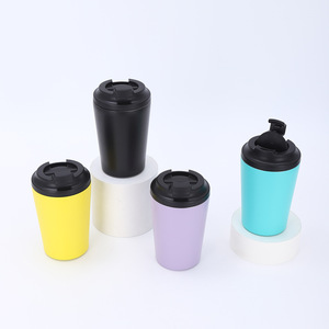 Stainless Steel Tumbler Double Wall Portable Coffee Cup For Travel Office Car Sports Home Use 350Ml - Product Image 1