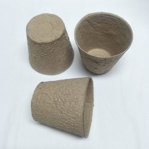 Gran oferta, bandeja de plántulas de pulpa de vivero desechable ecológica para cría en casa, macetas y tapas degradables - Product Image 6