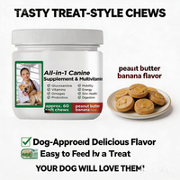 Care Top Formula -in-1 12-en-1 Huile de saumon 30 60 90 120 Complément nutritionnel complet Quotidien Soins de santé Comprimés pour chiens chats chiots