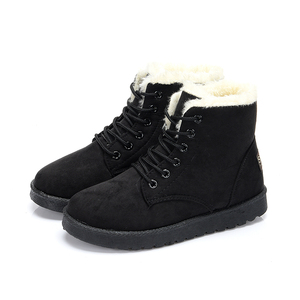 Nouveaux modèles chaussures en gros blanc bottines talons hauts haut fourrure chaussures de neige prix bas Wenzhou usine chaussures chaudes 2023 - Product Image 4