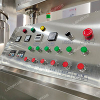 Homogénéisateur émulsifiant sous vide pour crèmes et lotions cosmétiques à petite échelle, capacité 500L, construction en acier SUS304, levage haute puissance 90kW