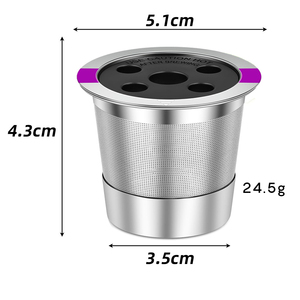 Double K Cup <strong>Coffee</strong> Capsule Reusable <strong>Pods</strong> <strong>Keurig</strong> Stainless Steel <strong>Coffee</strong> Filter Americano <strong>Coffee</strong> Portable Eco-Friendly - Product Image 5