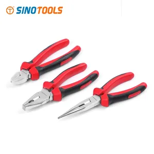 6 7 8 inch hand hardware tools universal long nose diagonal flush end wire slide cutting combination plier set