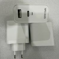 Chargeur GaN double port à charge rapide PD 120W avec câble USB-C type EU pour OPPO Supervooc, OnePlus 13 12 11 10 Pro Ace 3 Nord 3 4, REALME